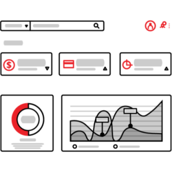 Graphs are arranged in an illustrated dashboard